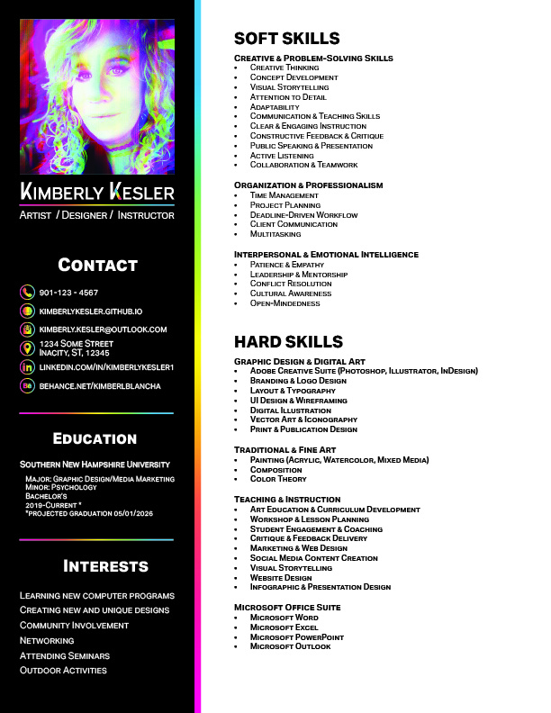 Resume Page 2